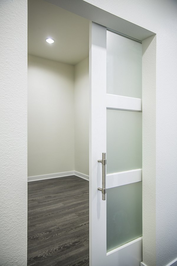 Meeting facility with conference seating at The Griffith Apartments, ideal for professional gatherings