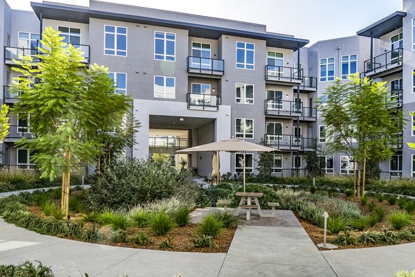 The Asher Apartments: Modern building with sleek architecture in Alexandria, VA