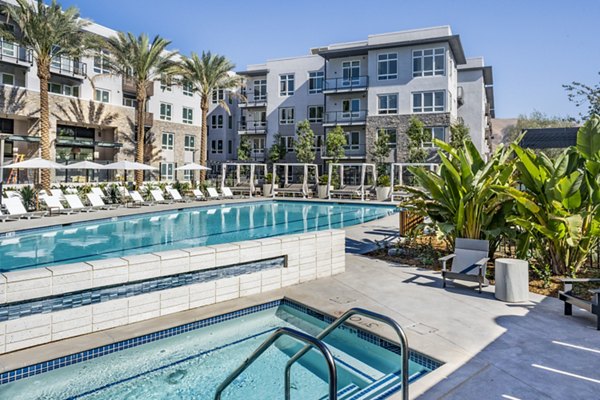  pool at The Asher Apartments