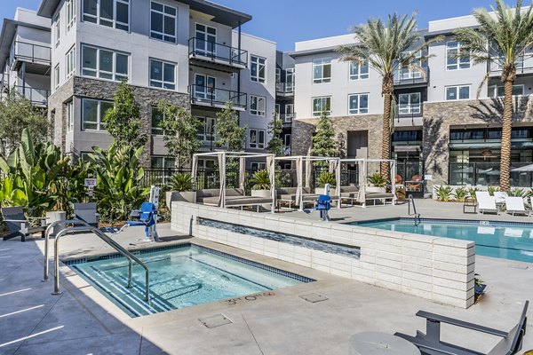  pool at The Asher Apartments