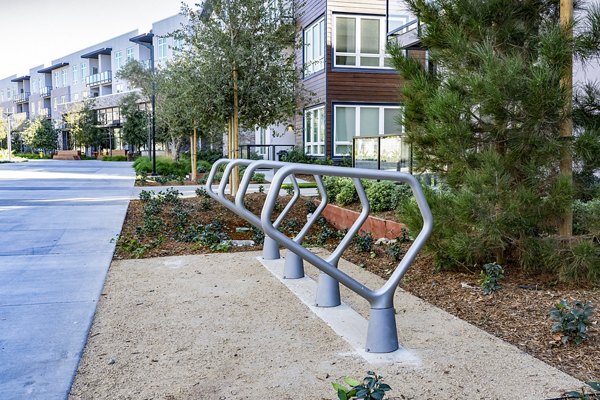 bike storage at The Asher Apartments