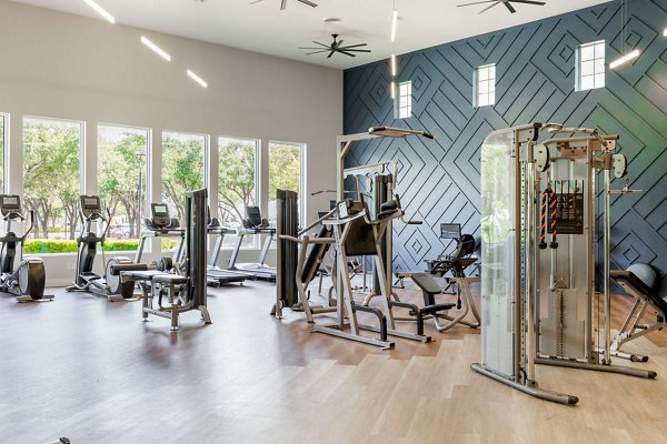 State-of-the-art fitness center with modern equipment at Mesa Verde Apartments
