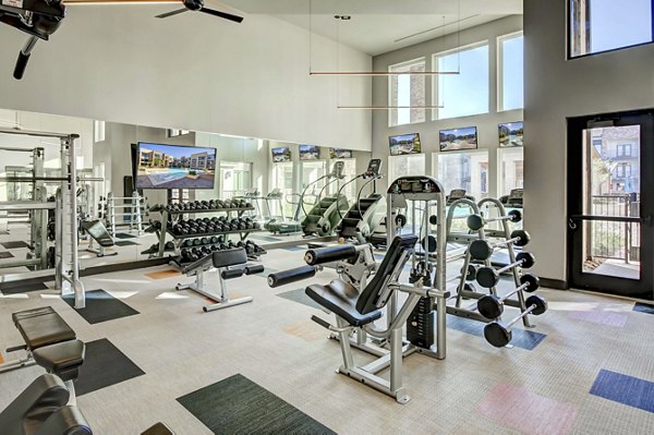 fitness center at Lenox Reserve Apartments