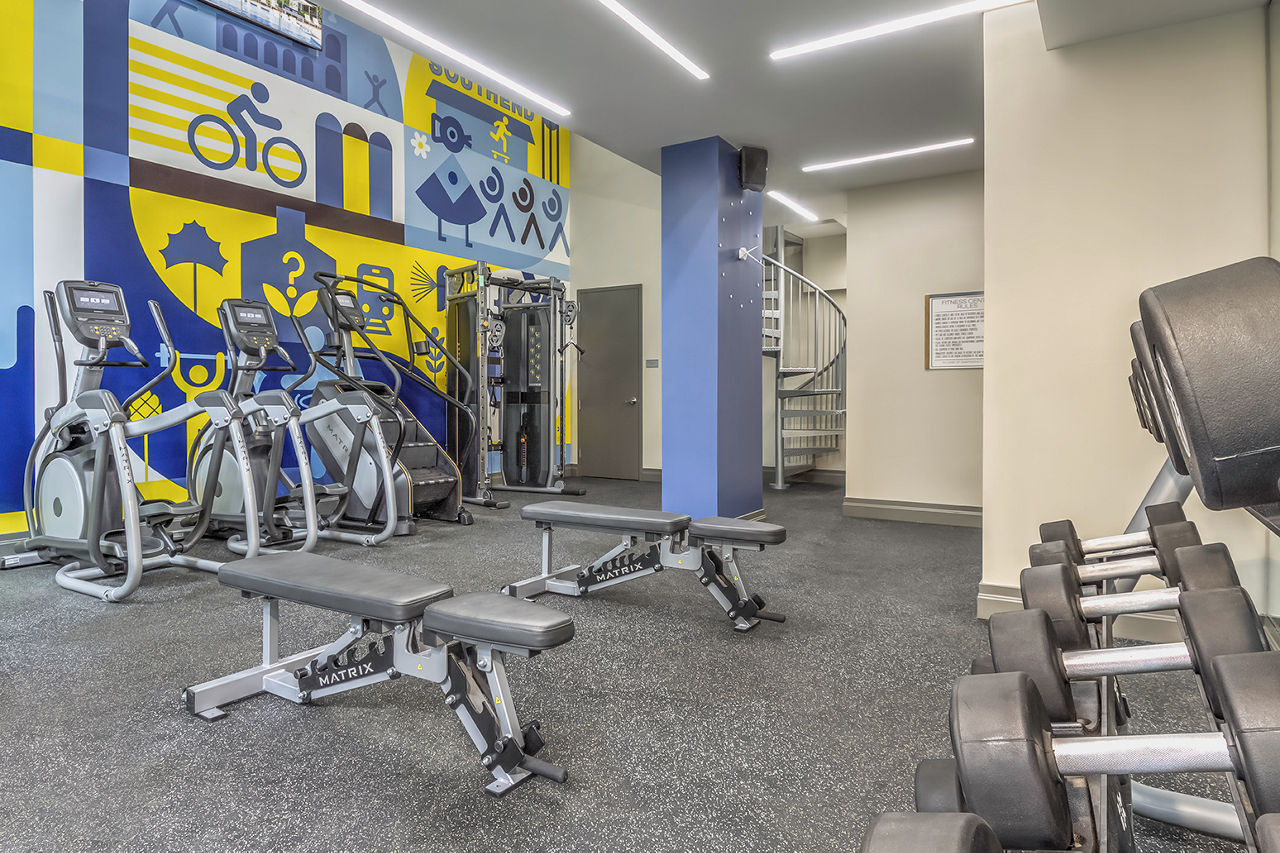 Gym at Maddox South End (1 of 2)
