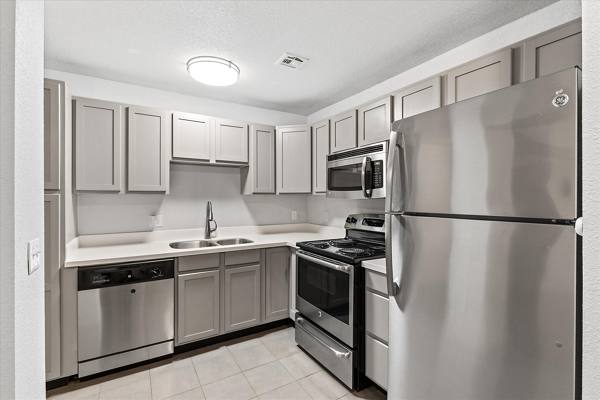 kitchen at The Haven Apartments