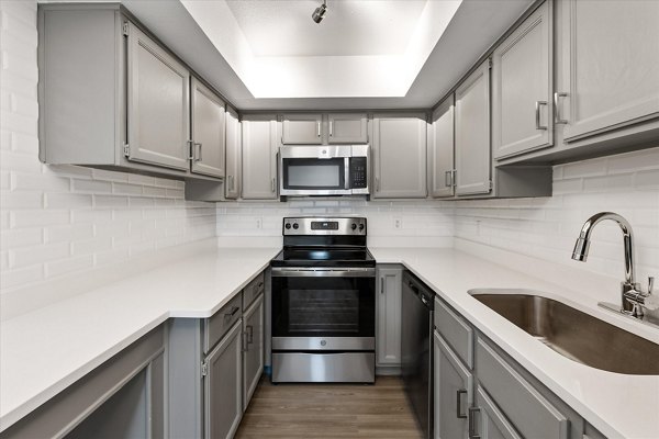 kitchen at The Haven Apartments