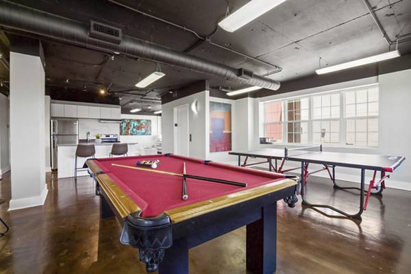 game room at Capitol on 28th Apartments