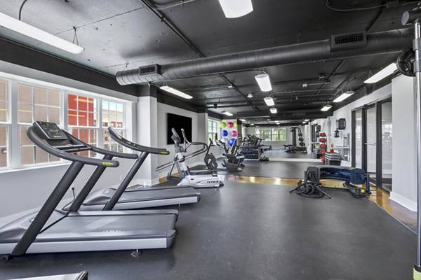 fitness center at Capitol on 28th Apartments
