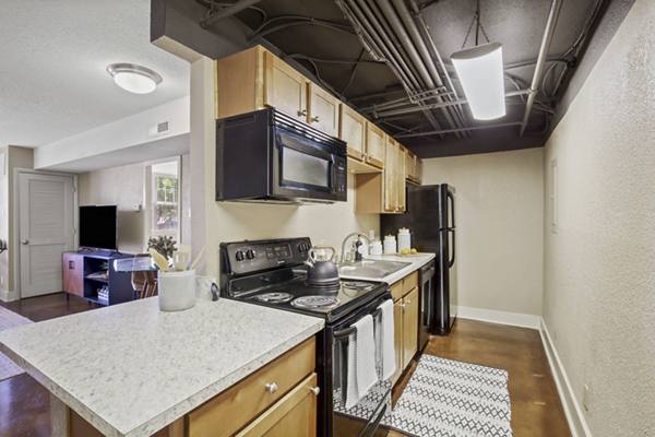 kitchen at Capitol on 28th Apartments