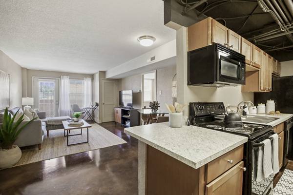 kitchen at Capitol on 28th Apartments