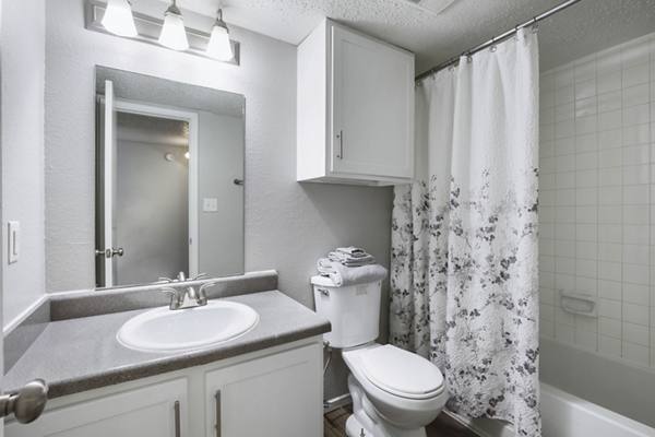 bathroom at Woodland Trails Apartments
