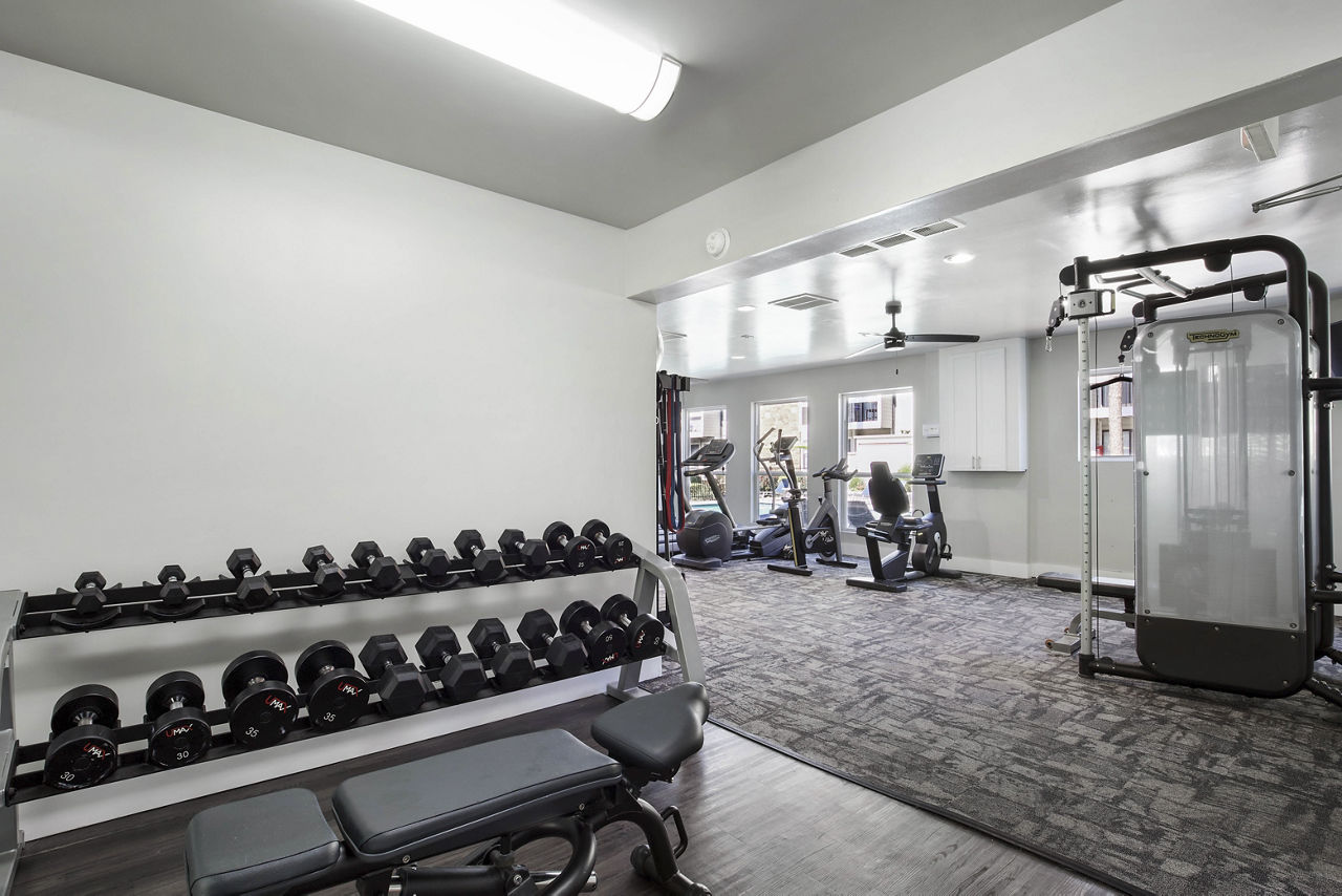 Gym at Woodland Trails Apartments (2 of 3)