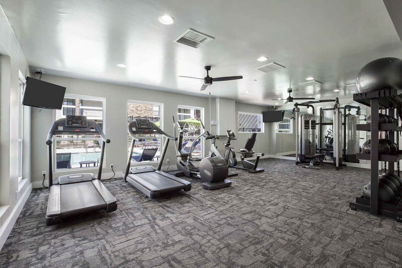 Gym at Woodland Trails Apartments (3 of 3)