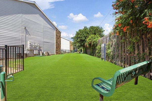 dog park at Woodland Trails Apartments
