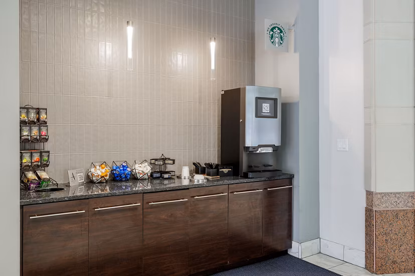 Elegant clubhouse with modern design at Ashton Austin Apartments