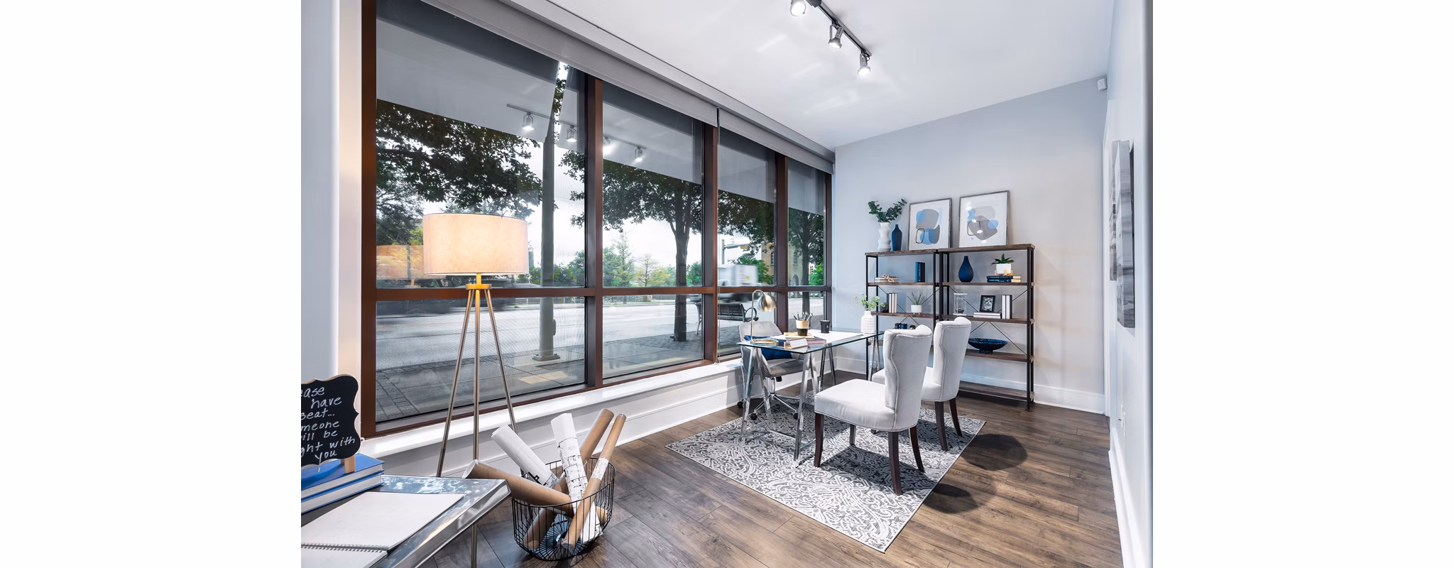 Elegant clubhouse with modern furnishings at Ashton Austin Apartments, ideal for events and social gatherings in a luxury community setting