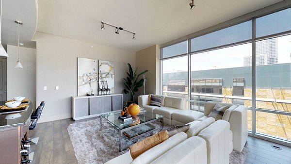 living room at Ashton Austin Apartments