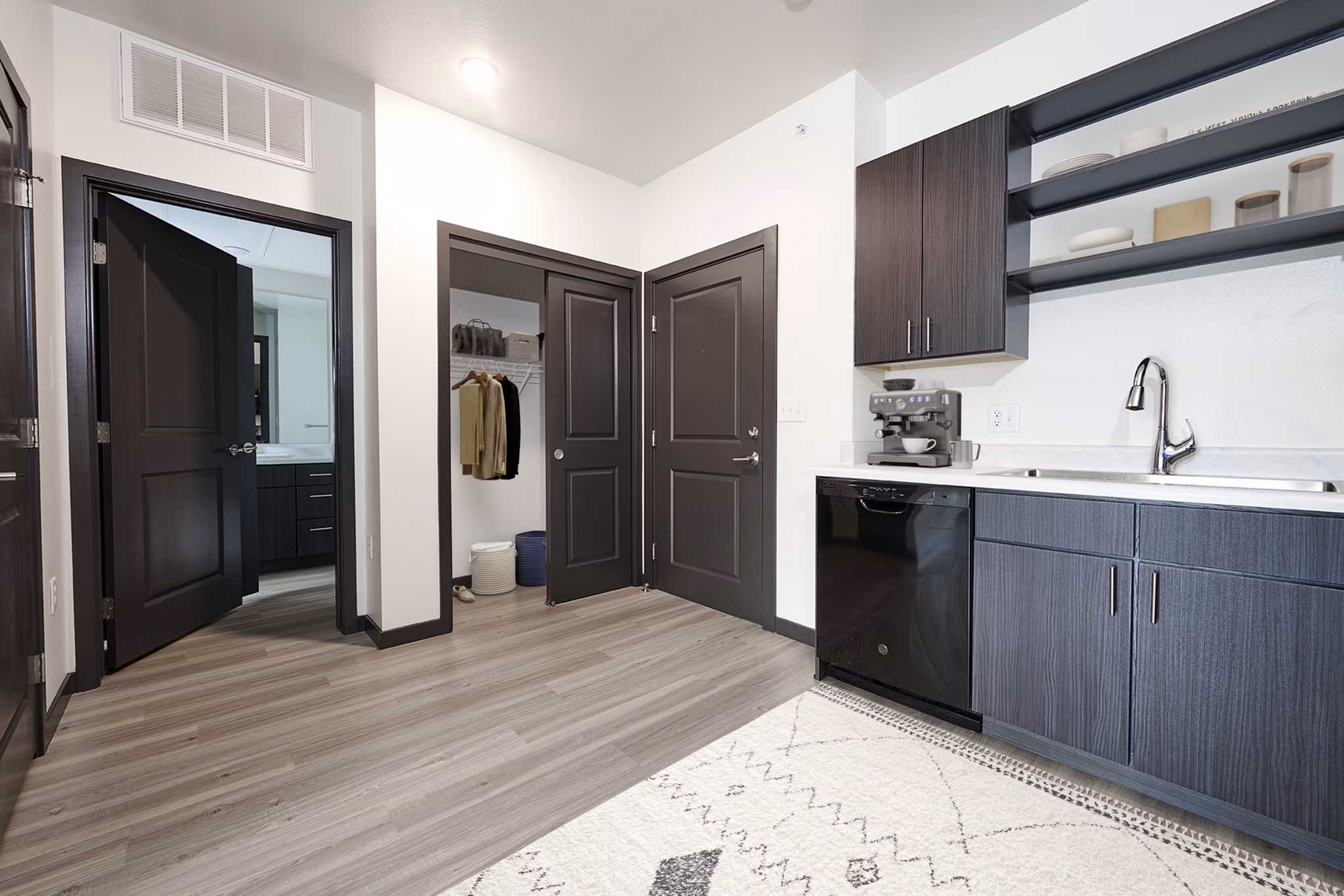 kitchen at Westbury Apartments