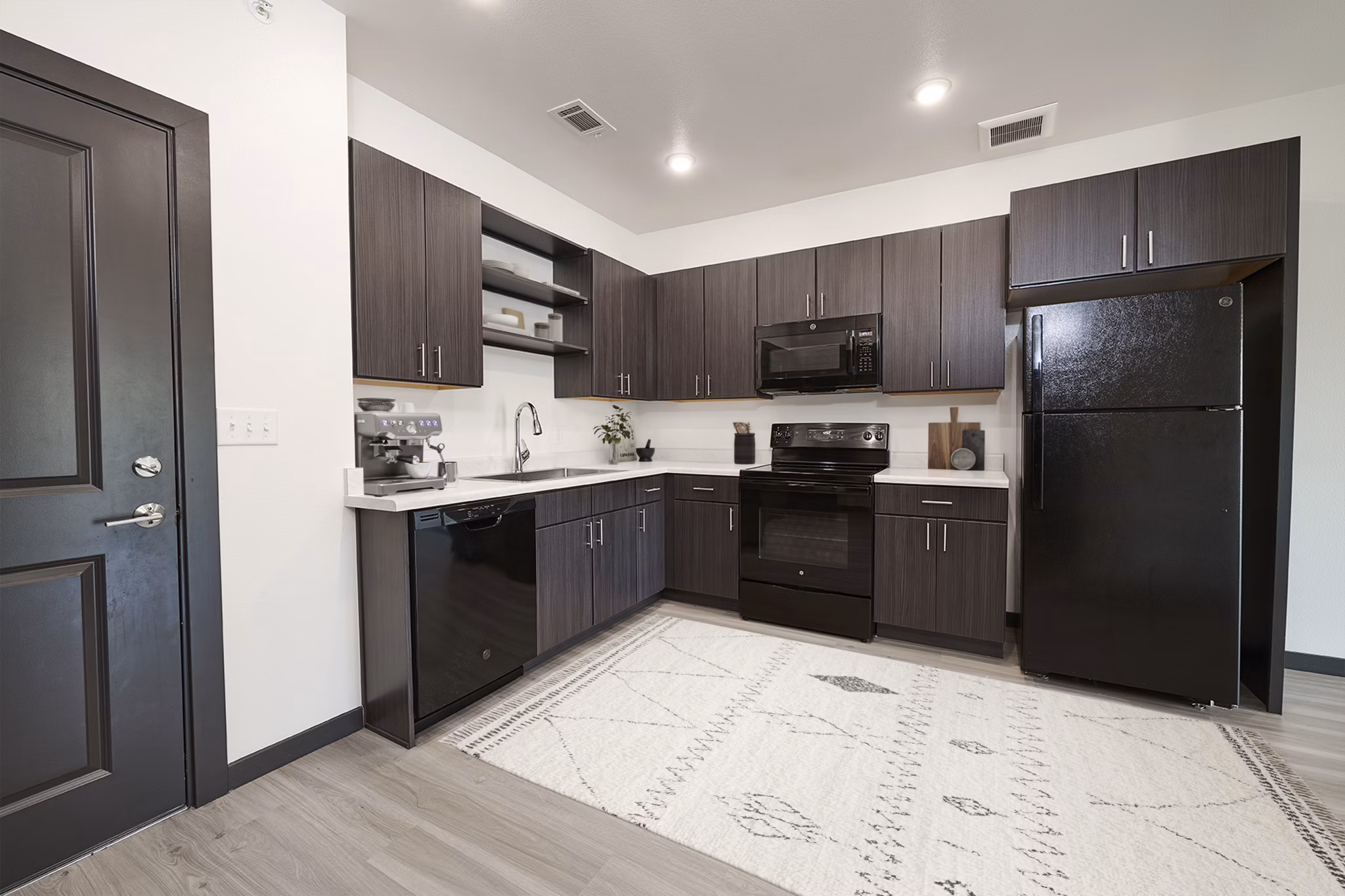 kitchen at Westbury Apartments
