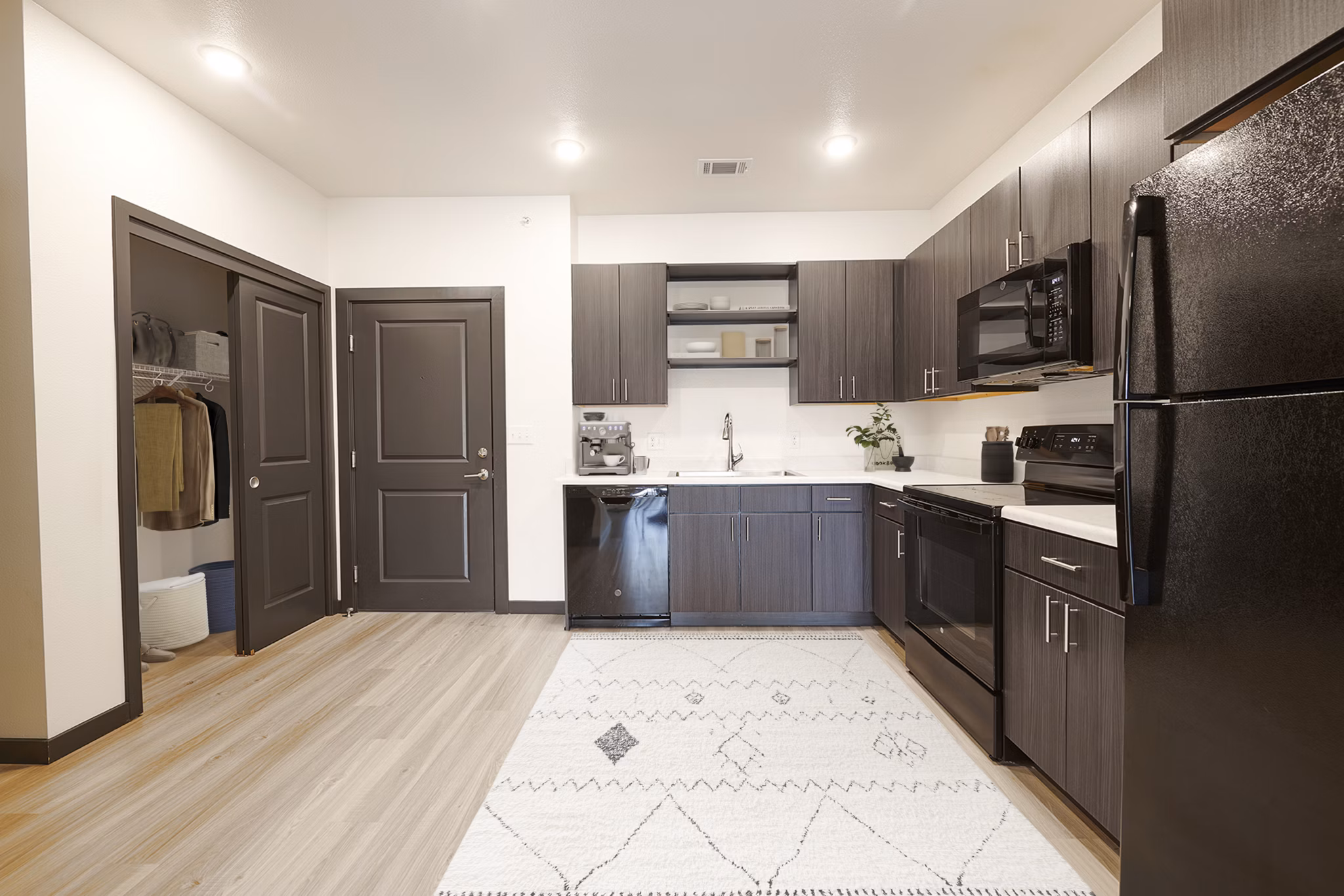 kitchen at Westbury Apartments