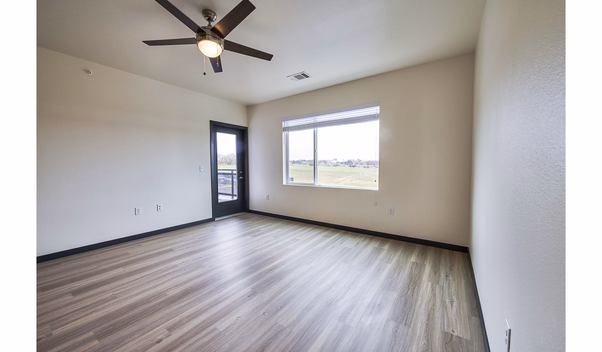 Spacious living room with modern decor in Westbury Apartments, luxury living