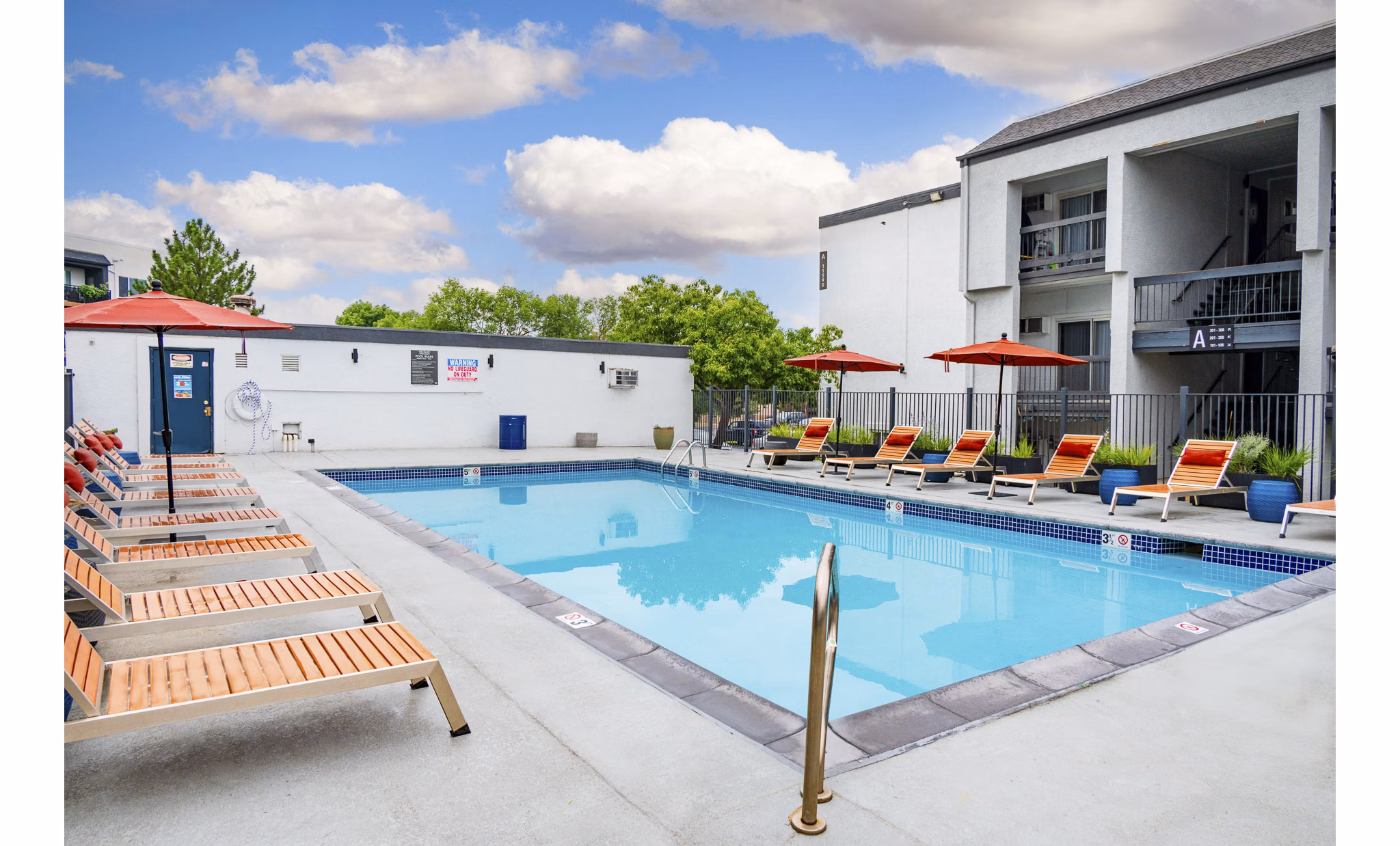 pool at Westbury Apartments