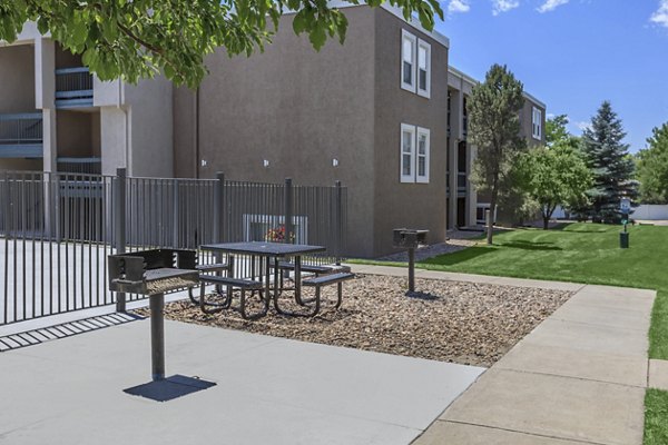 grill area at Westbury Apartments