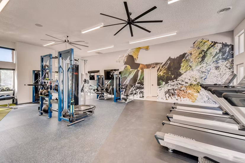 fitness center at Park at Canyon Ridge Apartments 