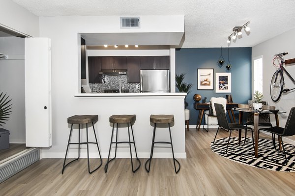 kitchen at Park at Canyon Ridge Apartments 