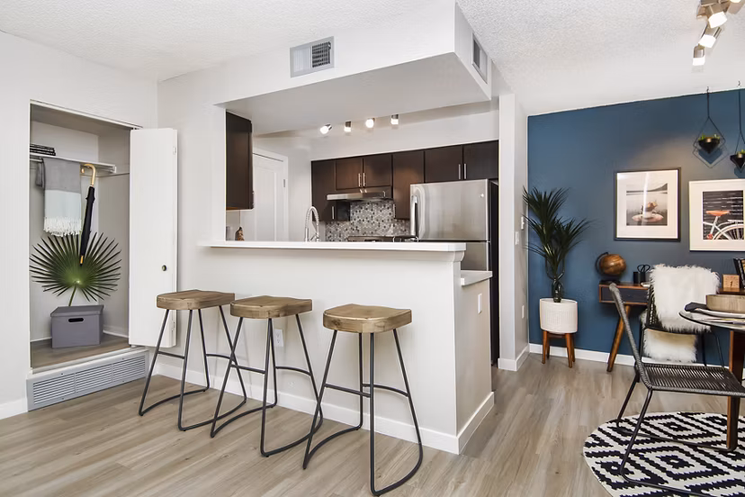 kitchen at Park at Canyon Ridge Apartments 