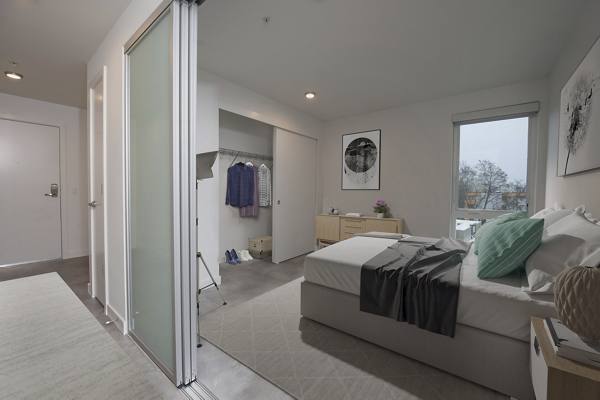bedroom at Luna Apartments