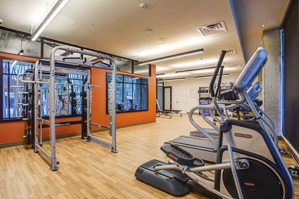 fitness center at Jones Berkeley Apartments