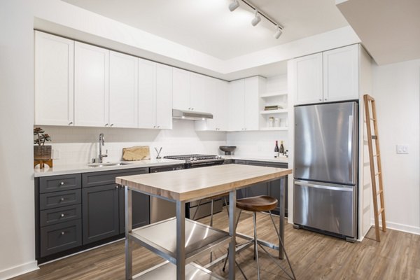 kitchen at Jones Berkeley Apartments