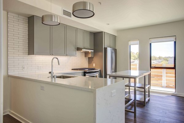 kitchen at Jones Berkeley Apartments