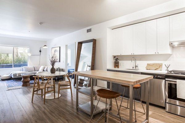 kitchen at Jones Berkeley Apartments