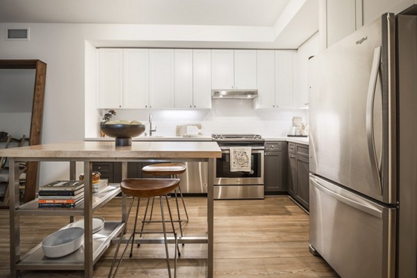 kitchen at Jones Berkeley Apartments