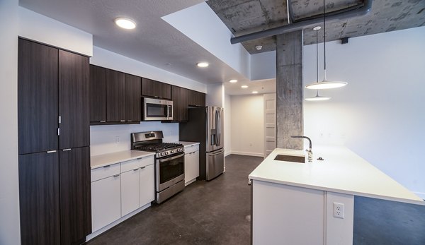 kitchen at Quattro Apartments