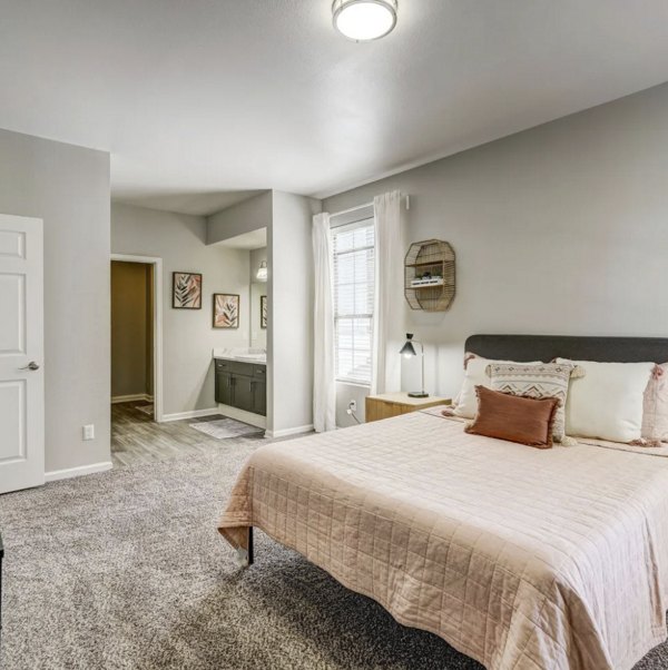 bedroom at Artemis at Spring Canyon Apartments