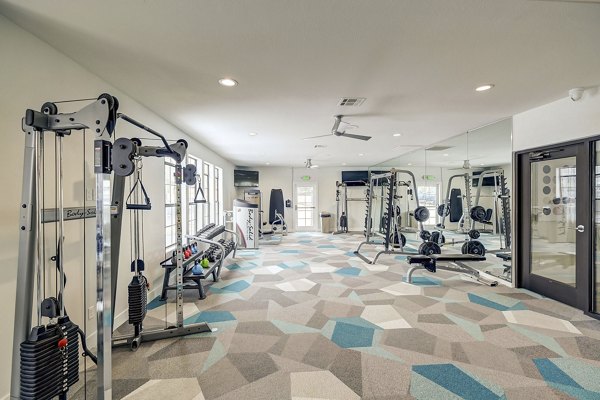 fitness center at Artemis at Spring Canyon Apartments