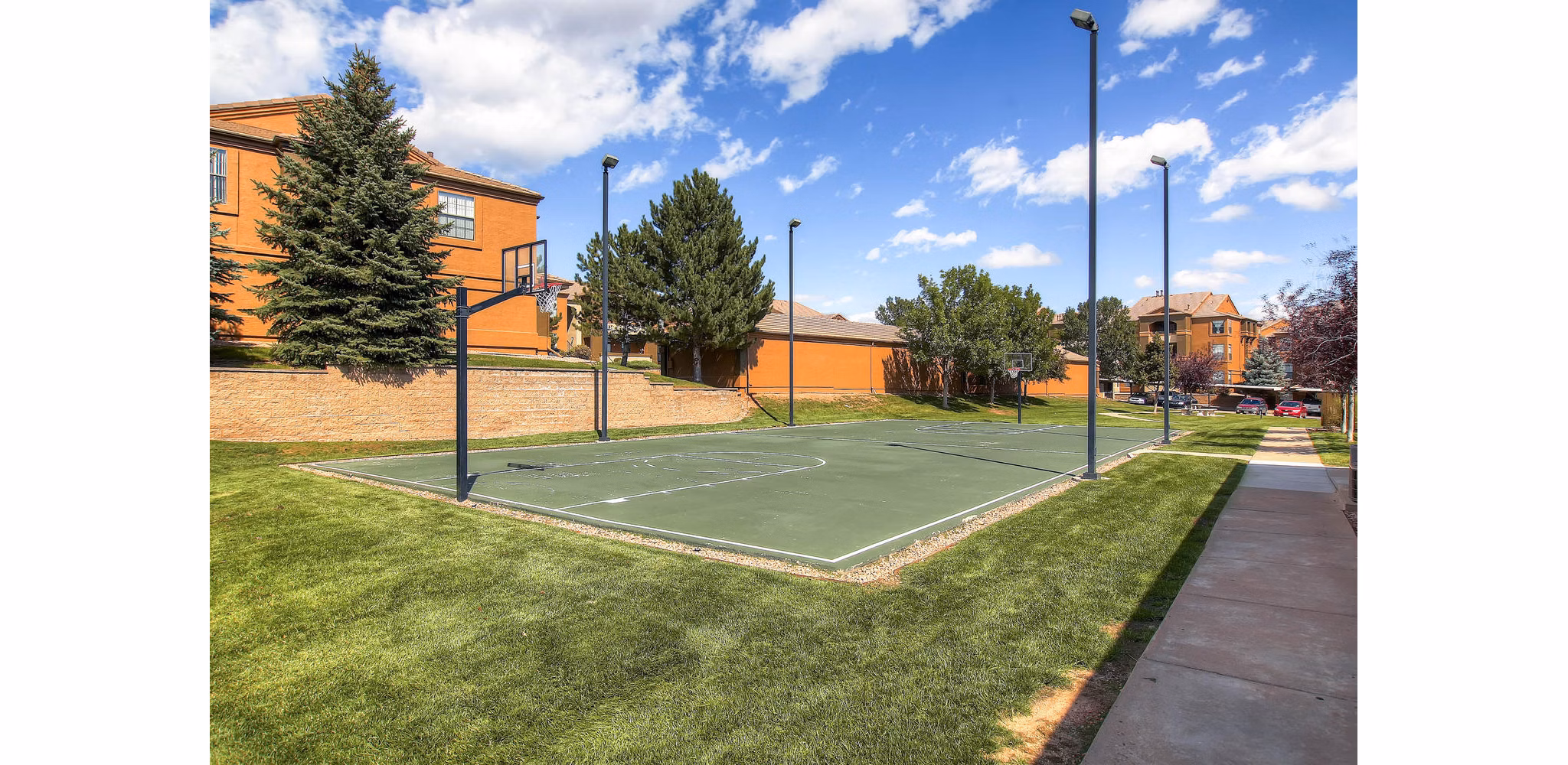 sport court at Artemis at Spring Canyon Apartments