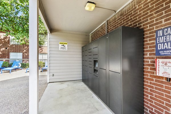 parcel locker at Townlake of Coppell Apartments