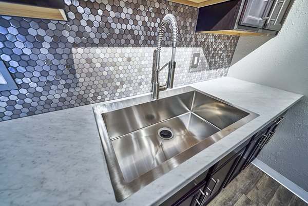 kitchen at Cambridge Place Apartments