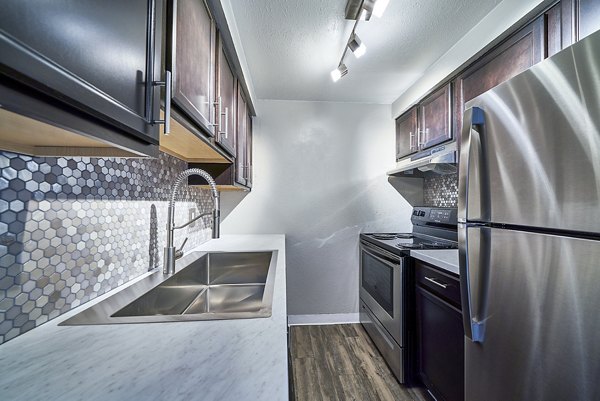 kitchen at Cambridge Place Apartments