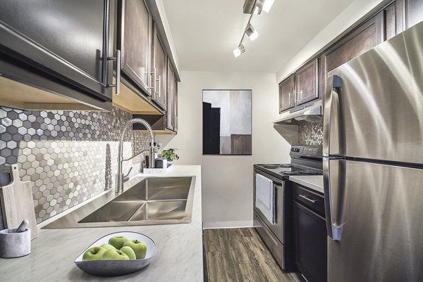 kitchen at Cambridge Place Apartments