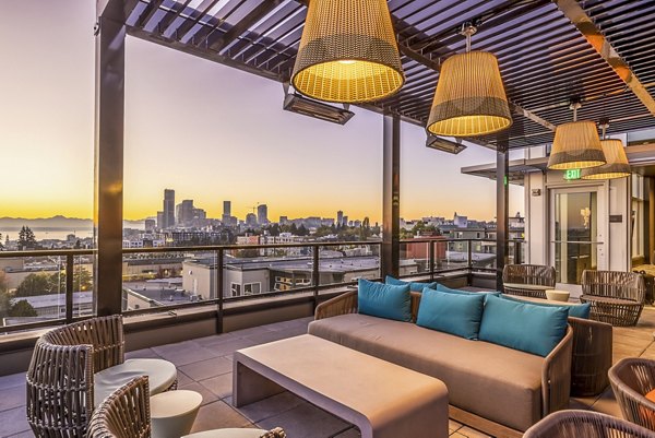 patio/balcony at Jackson Apartments