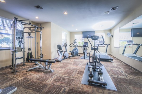 fitness center at Bradley Park Apartments