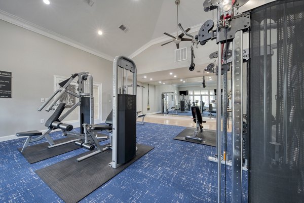 fitness center at Breakers Apartments