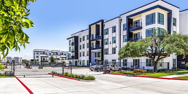 Rhythm Apartments: Contemporary multi-story building in vibrant urban setting
