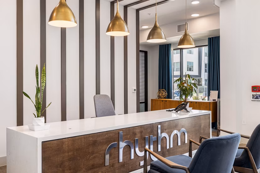 clubhouse at Rhythm Apartments