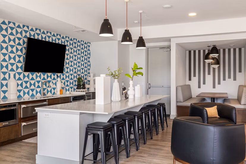 clubhouse at Rhythm Apartments